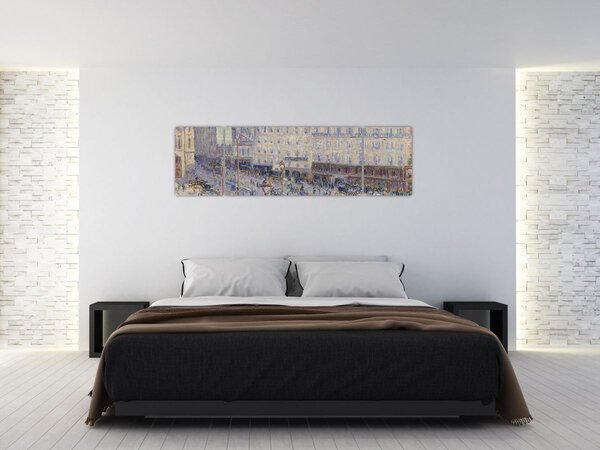 Obraz - Camille Pissarro, The Place du Havre, reprodukcje (170x50 cm)
