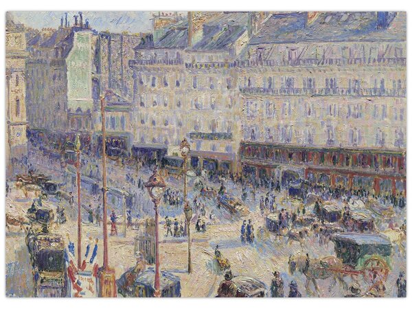 Obraz - Camille Pissarro, The Place du Havre, reprodukcje (70x50 cm)