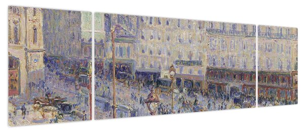 Obraz - Camille Pissarro, The Place du Havre, reprodukcje (170x50 cm)