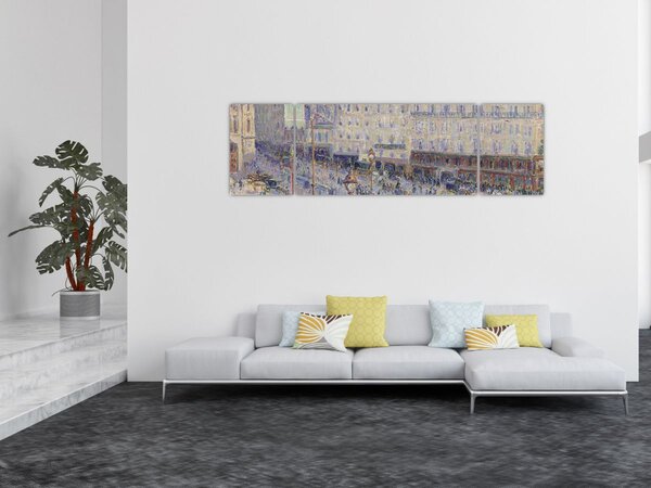 Obraz - Camille Pissarro, The Place du Havre, reprodukcje (170x50 cm)