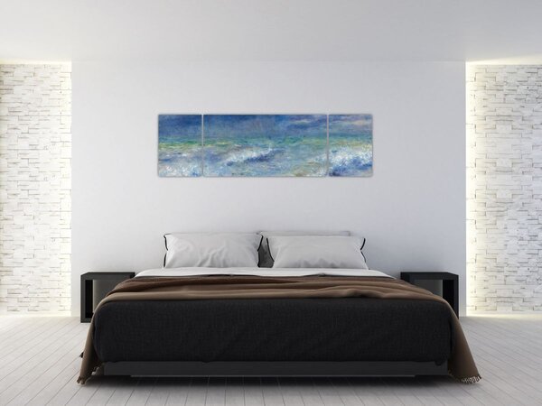 Obraz - Pierre-Auguste Renoir, Seascape, reprodukcje (170x50 cm)