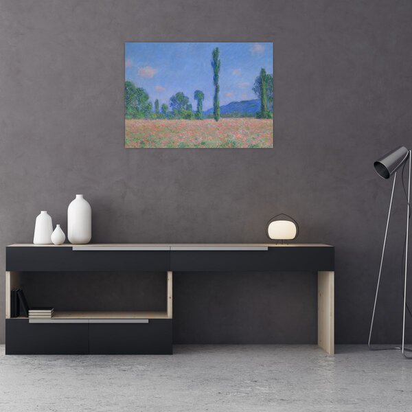 Obraz - Claude Monet, Poppy Field (Giverny), reprodukcje (70x50 cm)