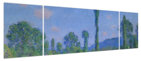 Obraz - Claude Monet, Poppy Field (Giverny), reprodukcje (170x50 cm)