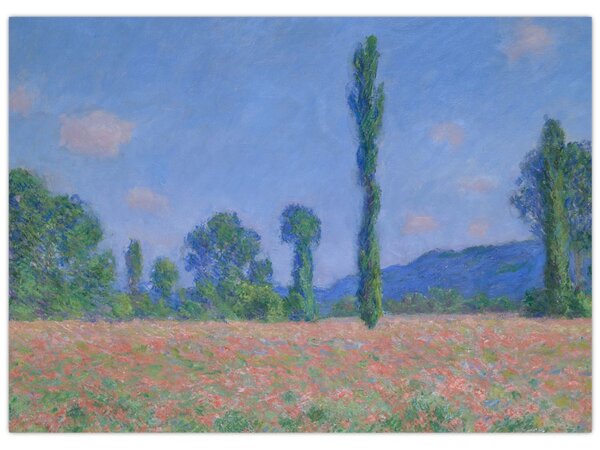 Obraz - Claude Monet, Poppy Field (Giverny), reprodukcje (70x50 cm)