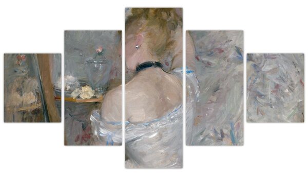 Obraz - Berthe Morisot, Woman at Her Toilette, reprodukcje (125x70 cm)