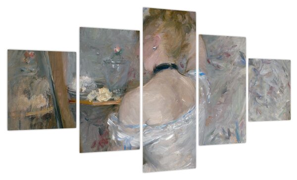 Obraz - Berthe Morisot, Woman at Her Toilette, reprodukcje (125x70 cm)