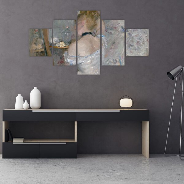 Obraz - Berthe Morisot, Woman at Her Toilette, reprodukcje (125x70 cm)