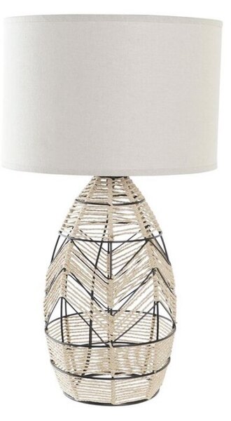 Emaga Lampa stołowa DKD Home Decor Czarny Brązowy 220 V 50 W Tropikalny (30 x 30 x 53 cm)