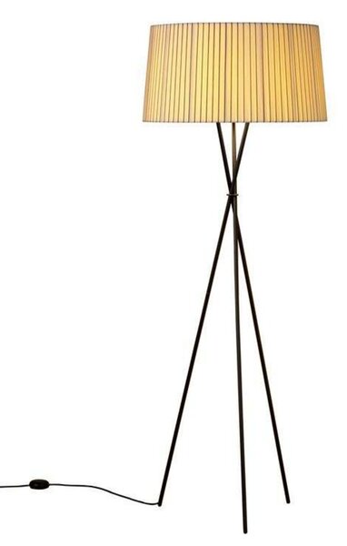 Lampa Podłogowa Santa & Cole, ściemnialny, czarny, salon, metal