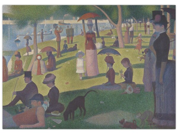Obraz - Georges Seurat, A Sunday on La Grande Jatte, reprodukcje (70x50 cm)