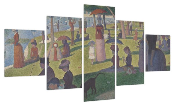 Obraz - Georges Seurat, A Sunday on La Grande Jatte, reprodukcje (125x70 cm)