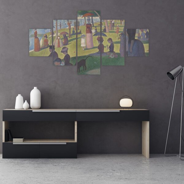 Obraz - Georges Seurat, A Sunday on La Grande Jatte, reprodukcje (125x70 cm)