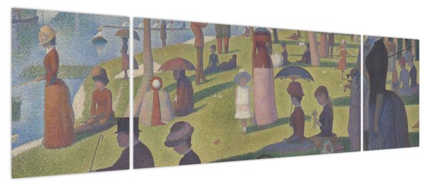Obraz - Georges Seurat, A Sunday on La Grande Jatte, reprodukcje (170x50 cm)