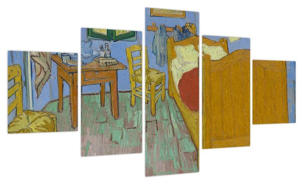 Obraz - Vincent van Gogh, The Bedroom, reprodukcje (125x70 cm)