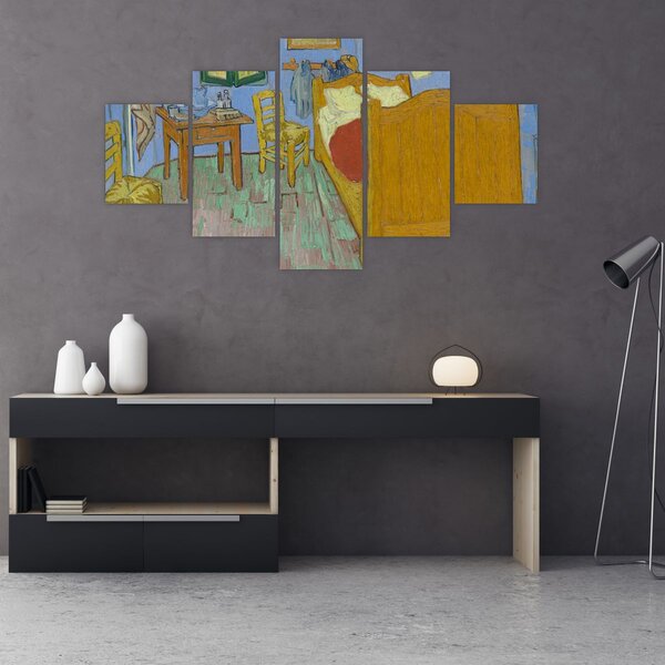 Obraz - Vincent van Gogh, The Bedroom, reprodukcje (125x70 cm)