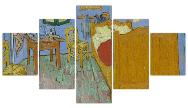 Obraz - Vincent van Gogh, The Bedroom, reprodukcje (125x70 cm)