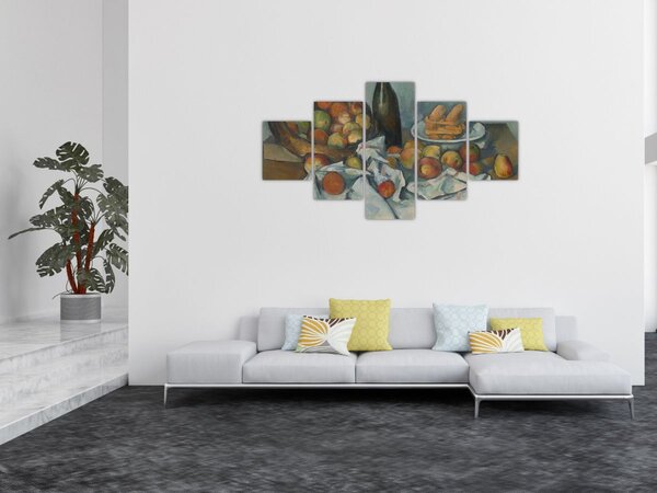 Obraz - Paul Cezanne, The Basket of Apples, reprodukcje (125x70 cm)