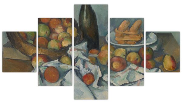 Obraz - Paul Cezanne, The Basket of Apples, reprodukcje (125x70 cm)