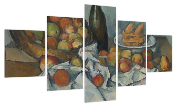 Obraz - Paul Cezanne, The Basket of Apples, reprodukcje (125x70 cm)