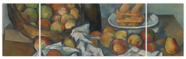 Obraz - Paul Cezanne, The Basket of Apples, reprodukcje (170x50 cm)