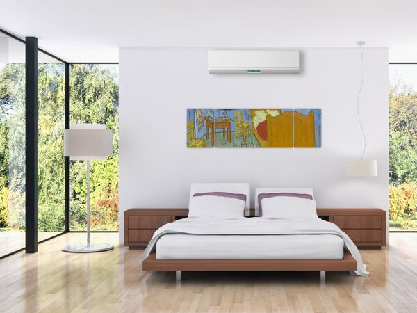 Obraz - Vincent van Gogh, The Bedroom, reprodukcje (170x50 cm)
