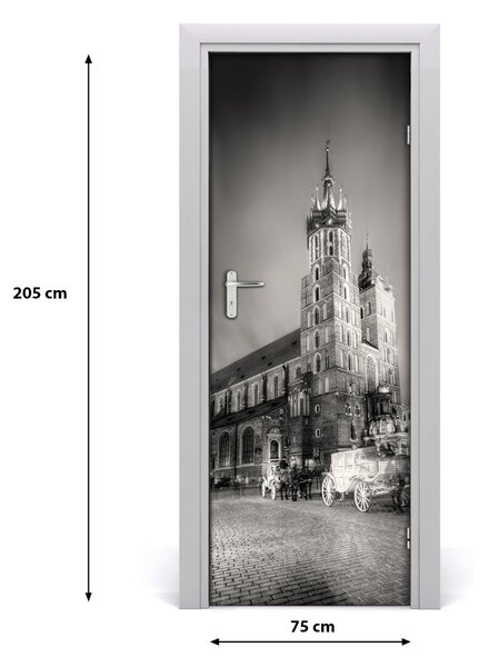 Fototapeta samoprzylepna na drzwi Kraków Polska