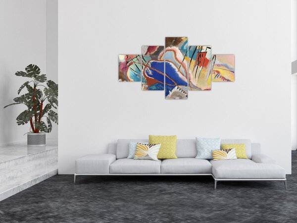 Obraz - Vasily Kandinsky, Improvisation No. 30 (Cannons), reprodukcje (125x70 cm)