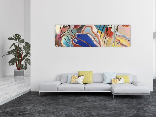 Obraz - Vasily Kandinsky, Improvisation No. 30 (Cannons), reprodukcje (170x50 cm)