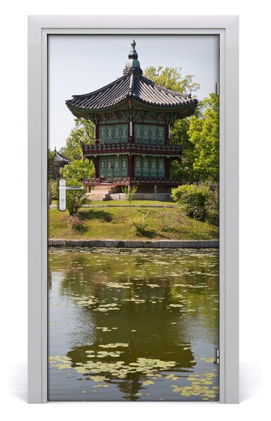Naklejka fototapeta na drzwi Park Japoński