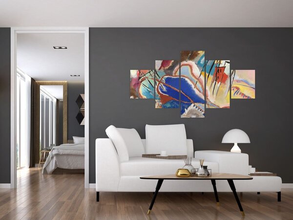 Obraz - Vasily Kandinsky, Improvisation No. 30 (Cannons), reprodukcje (125x70 cm)