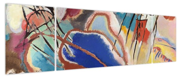 Obraz - Vasily Kandinsky, Improvisation No. 30 (Cannons), reprodukcje (170x50 cm)