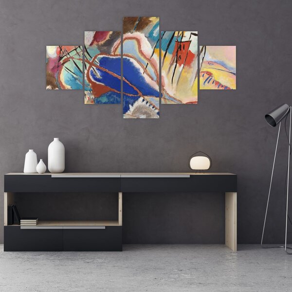 Obraz - Vasily Kandinsky, Improvisation No. 30 (Cannons), reprodukcje (125x70 cm)