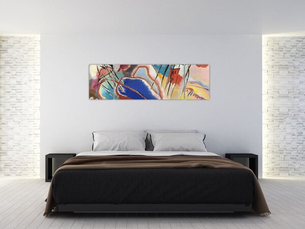 Obraz - Vasily Kandinsky, Improvisation No. 30 (Cannons), reprodukcje (170x50 cm)