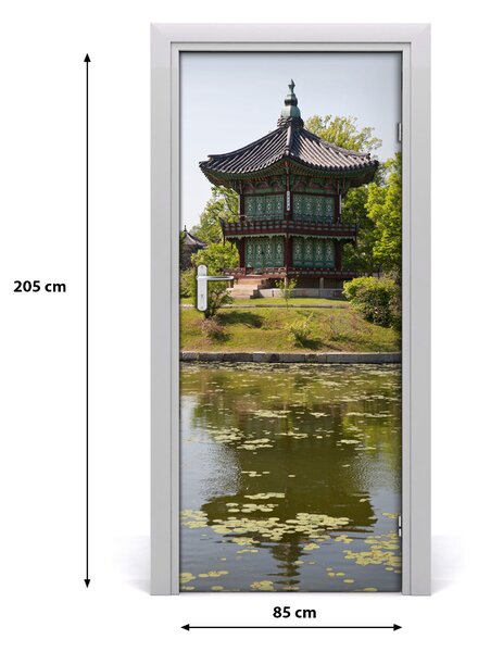 Naklejka fototapeta na drzwi Park Japoński