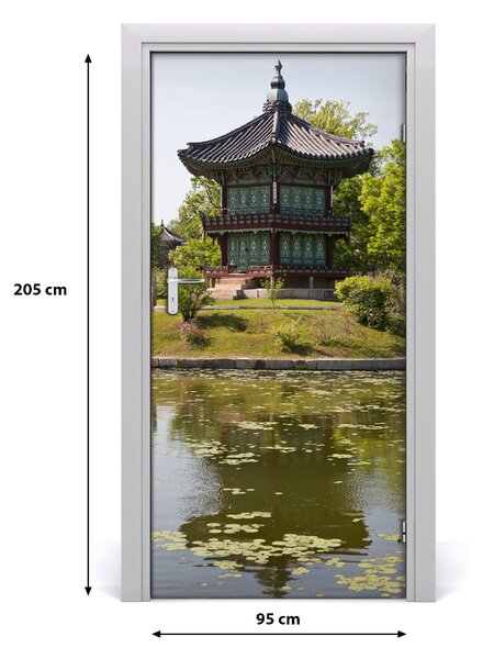 Naklejka fototapeta na drzwi Park Japoński
