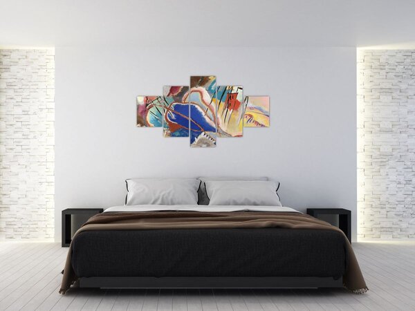 Obraz - Vasily Kandinsky, Improvisation No. 30 (Cannons), reprodukcje (125x70 cm)