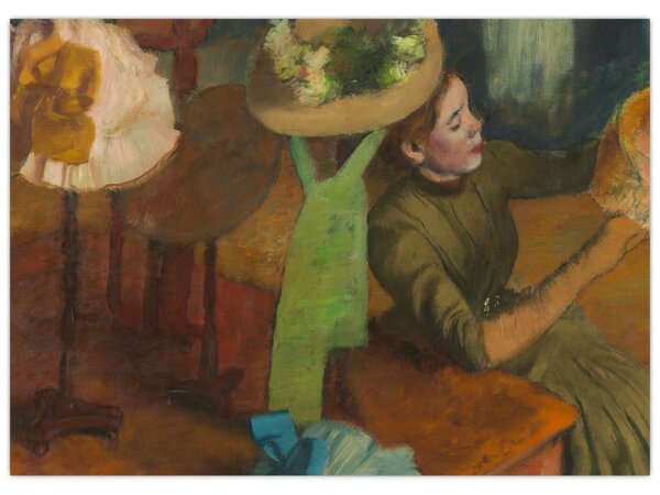 Obraz - Edgar Degas, The Millinery Shop, reprodukcje (70x50 cm)