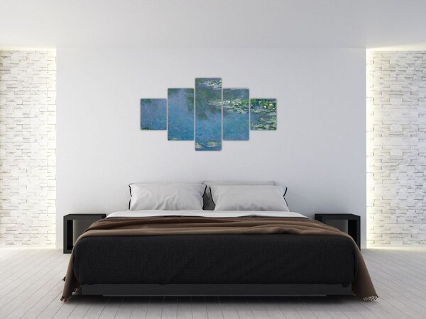 Obraz - Claude Monet, Water Lilies, reprodukcje (125x70 cm)