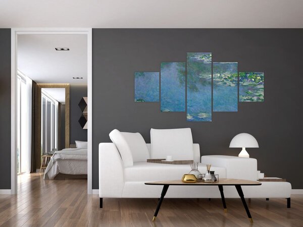 Obraz - Claude Monet, Water Lilies, reprodukcje (125x70 cm)