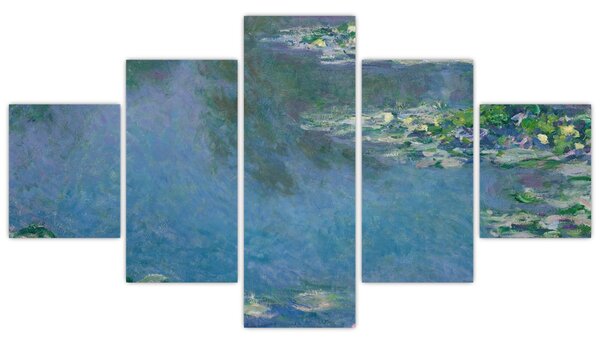 Obraz - Claude Monet, Water Lilies, reprodukcje (125x70 cm)
