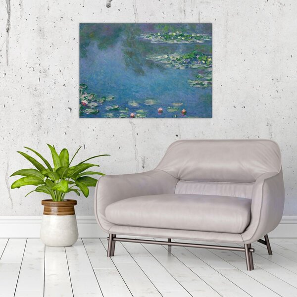 Obraz - Claude Monet, Water Lilies, reprodukcje (70x50 cm)