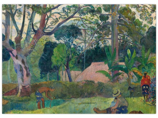 Obraz - Paul Gauguin, Te raau rahi (The Big Tree), reprodukcje (70x50 cm)
