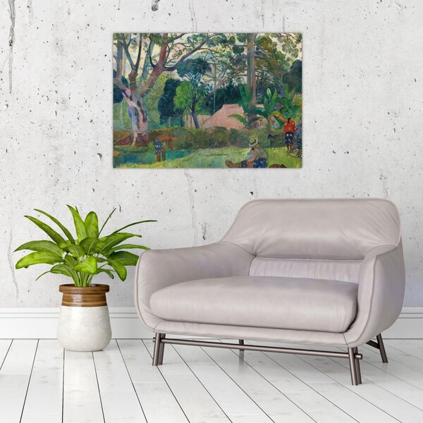 Obraz - Paul Gauguin, Te raau rahi (The Big Tree), reprodukcje (70x50 cm)