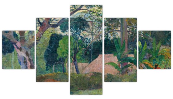 Obraz - Paul Gauguin, Te raau rahi (The Big Tree), reprodukcje (125x70 cm)