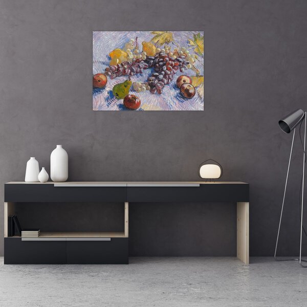 Obraz - Vincent van Gogh, Grapes, Lemons, Pears, and Apples, reprodukcje (70x50 cm)