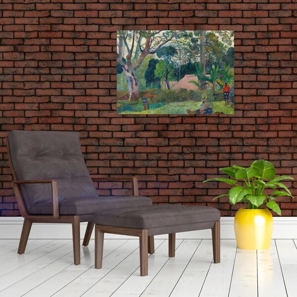 Obraz - Paul Gauguin, Te raau rahi (The Big Tree), reprodukcje (70x50 cm)