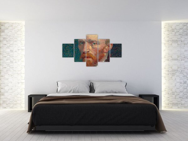 Obraz - Vincent van Gogh, Self-Portrait, reprodukcje (125x70 cm)