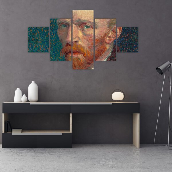 Obraz - Vincent van Gogh, Self-Portrait, reprodukcje (125x70 cm)