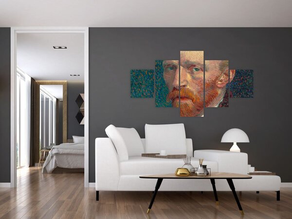Obraz - Vincent van Gogh, Self-Portrait, reprodukcje (125x70 cm)