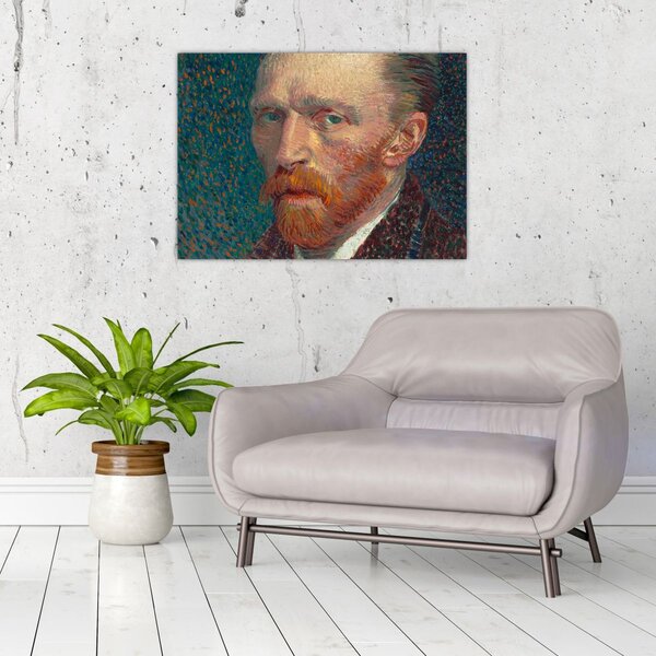 Obraz - Vincent van Gogh, Self-Portrait, reprodukcje (70x50 cm)